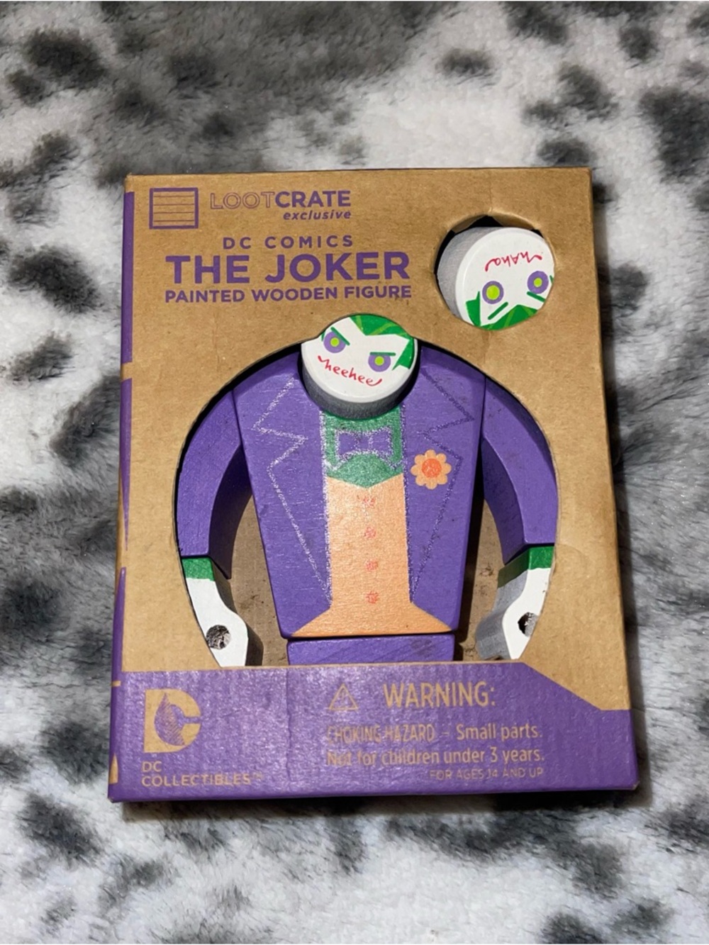 Loot crate wooden figure